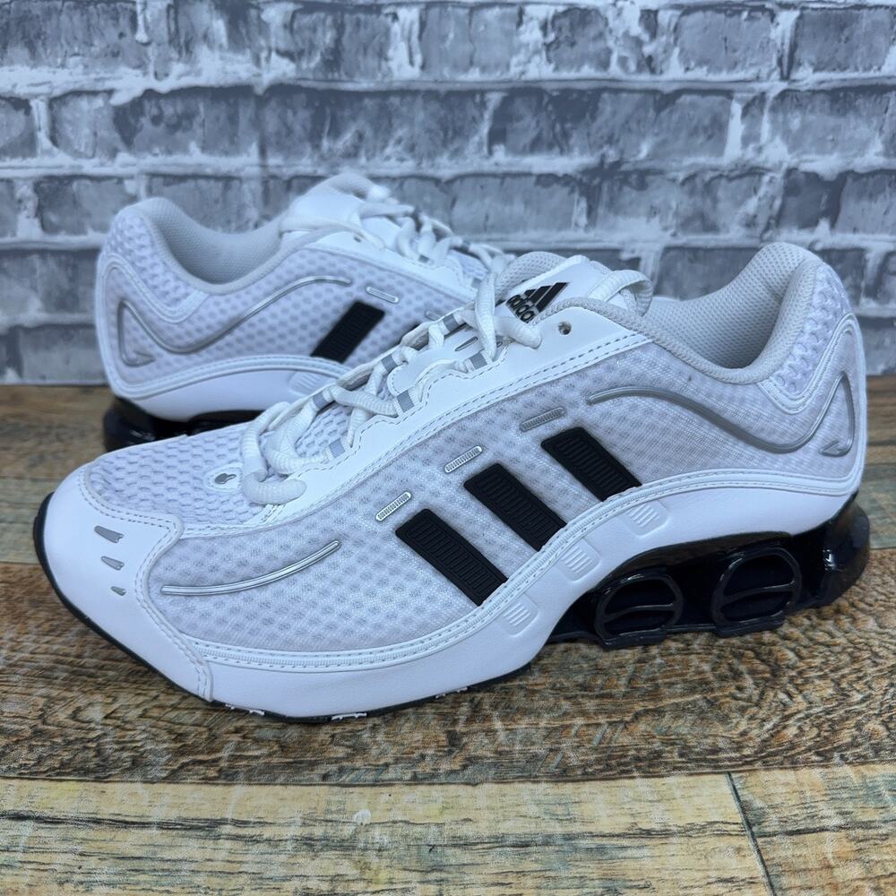 adidas Megaride O1 White Black Running Shoes JH5520-A Mens Size 10.5 New Rare